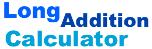 Long Addition Calculator