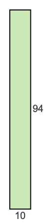 10 to 94 pie rectangle