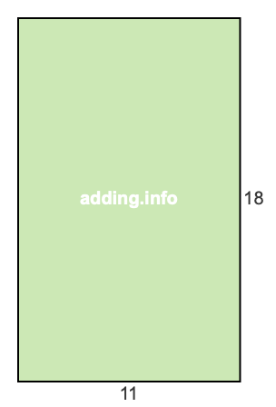11 to 18 pie rectangle 11 to 18 pie rectangle