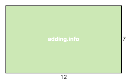 12 to 7 pie rectangle 12 to 7 pie rectangle