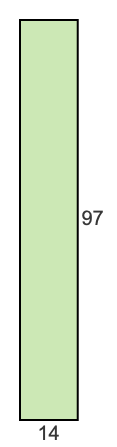 14 to 97 pie rectangle