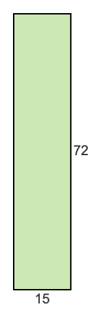 15 to 72 pie rectangle 15 to 72 pie rectangle