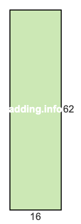 16 to 62 pie rectangle 16 to 62 pie rectangle