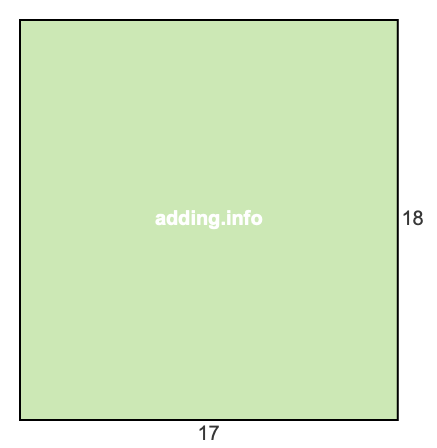 17 to 18 pie rectangle 17 to 18 pie rectangle