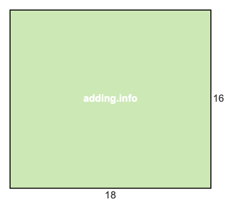 18 to 16 pie rectangle 18 to 16 pie rectangle
