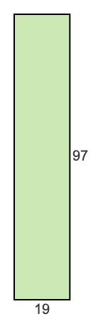 19 to 97 pie rectangle 19 to 97 pie rectangle