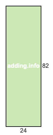 24 to 82 pie rectangle 24 to 82 pie rectangle