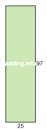 25 to 97 pie rectangle 25 to 97 pie rectangle