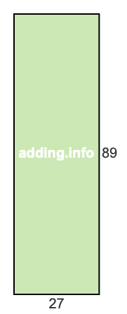 27 to 89 pie rectangle 27 to 89 pie rectangle
