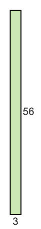 3 to 56 pie rectangle