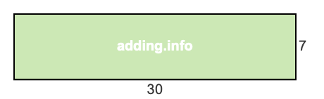 30 to 7 pie rectangle 30 to 7 pie rectangle