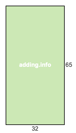32 to 65 pie rectangle 32 to 65 pie rectangle