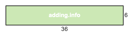 36 to 6 pie rectangle 36 to 6 pie rectangle