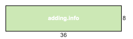 36 to 8 pie rectangle 36 to 8 pie rectangle