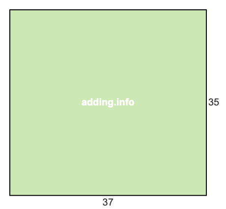 37 to 35 pie rectangle 37 to 35 pie rectangle