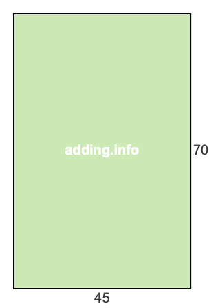 45 to 70 pie rectangle 45 to 70 pie rectangle