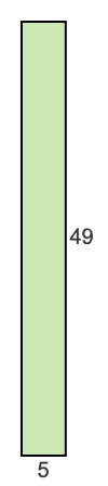 5 to 49 pie rectangle