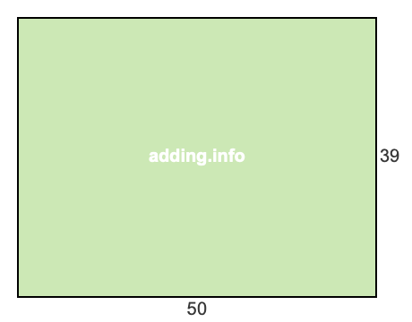 50 to 39 pie rectangle 50 to 39 pie rectangle