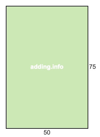 50 to 75 pie rectangle 50 to 75 pie rectangle
