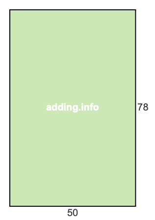 50 to 78 pie rectangle 50 to 78 pie rectangle