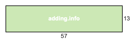 57 to 13 pie rectangle 57 to 13 pie rectangle