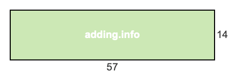 57 to 14 pie rectangle 57 to 14 pie rectangle