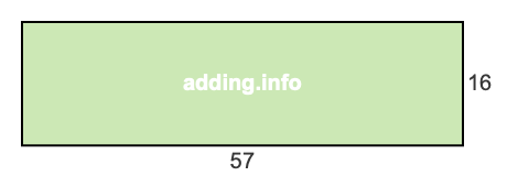 57 to 16 pie rectangle 57 to 16 pie rectangle