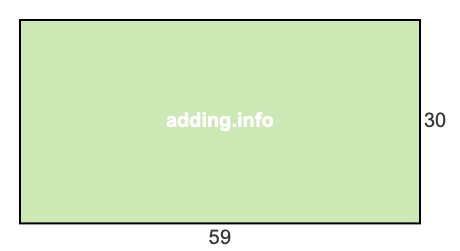 59 to 30 pie rectangle 59 to 30 pie rectangle