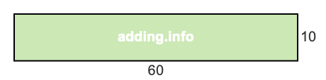 60 to 10 pie rectangle 60 to 10 pie rectangle