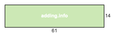61 to 14 pie rectangle 61 to 14 pie rectangle