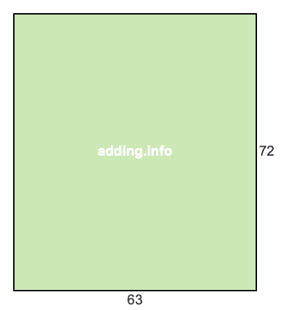 63 to 72 pie rectangle 63 to 72 pie rectangle