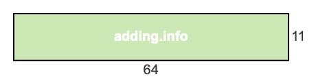64 to 11 pie rectangle 64 to 11 pie rectangle