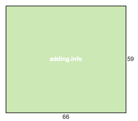 66 to 59 pie rectangle 66 to 59 pie rectangle