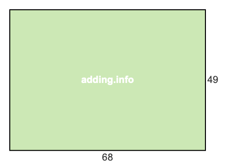 68 to 49 pie rectangle 68 to 49 pie rectangle