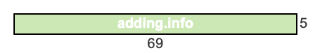 69 to 5 pie rectangle