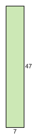 7 to 47 pie rectangle 7 to 47 pie rectangle