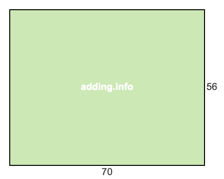 70 to 56 pie rectangle 70 to 56 pie rectangle