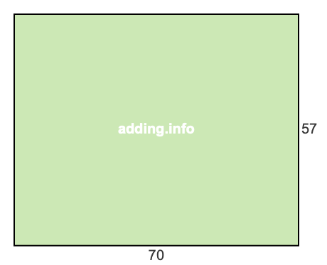 70 to 57 pie rectangle 70 to 57 pie rectangle