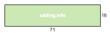 71 to 16 pie rectangle 71 to 16 pie rectangle