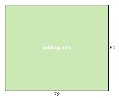 72 to 60 pie rectangle 72 to 60 pie rectangle