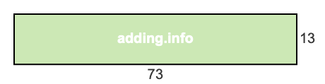 73 to 13 pie rectangle 73 to 13 pie rectangle