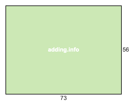73 to 56 pie rectangle 73 to 56 pie rectangle