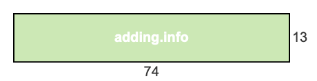 74 to 13 pie rectangle 74 to 13 pie rectangle
