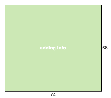 74 to 66 pie rectangle 74 to 66 pie rectangle