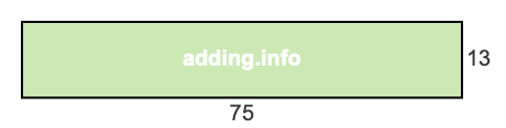 75 to 13 pie rectangle 75 to 13 pie rectangle