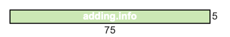 75 to 5 pie rectangle 75 to 5 pie rectangle