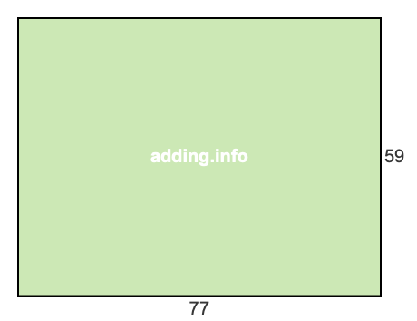 77 to 59 pie rectangle 77 to 59 pie rectangle