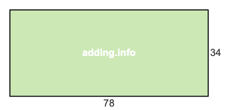 78 to 34 pie rectangle 78 to 34 pie rectangle