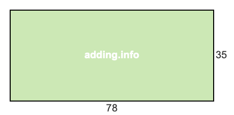 78 to 35 pie rectangle 78 to 35 pie rectangle