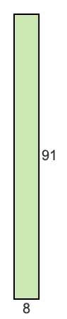 8 to 91 pie rectangle 8 to 91 pie rectangle